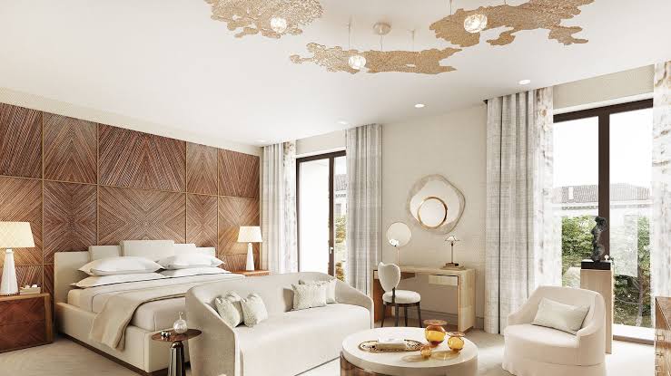 Luxurious and spacious master bedroom